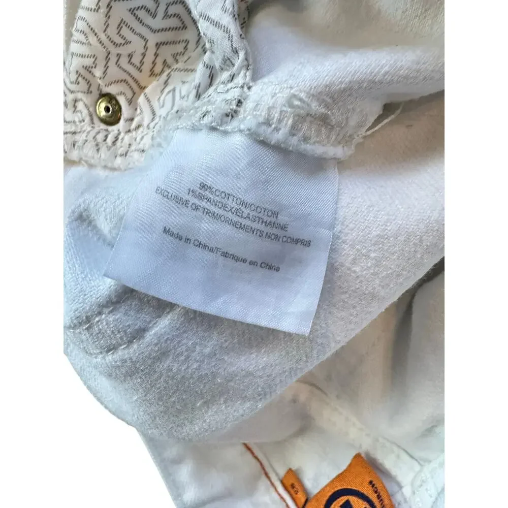 Tory Burch Super Skinny White Jeans - 28